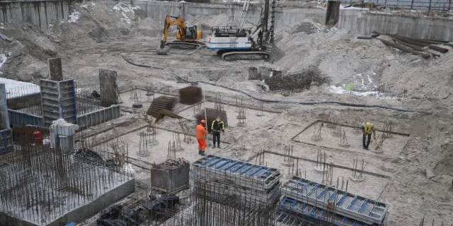 Локація S1 Позняки — аерозйомка району Позняки, озеро Срібний Кіл